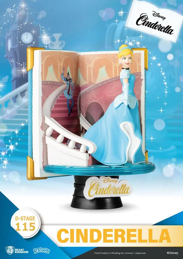 Disney Book Series D-Stage Cinderella Closed Box Version PVC Dioráma szobor 13 cm termékfotó