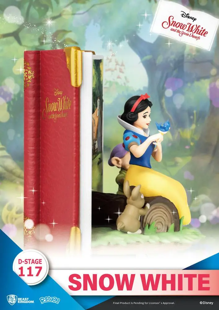 Disney Book Series D-Stage Snow White Closed Box Version PVC Dioráma szobor 13 cm termékfotó