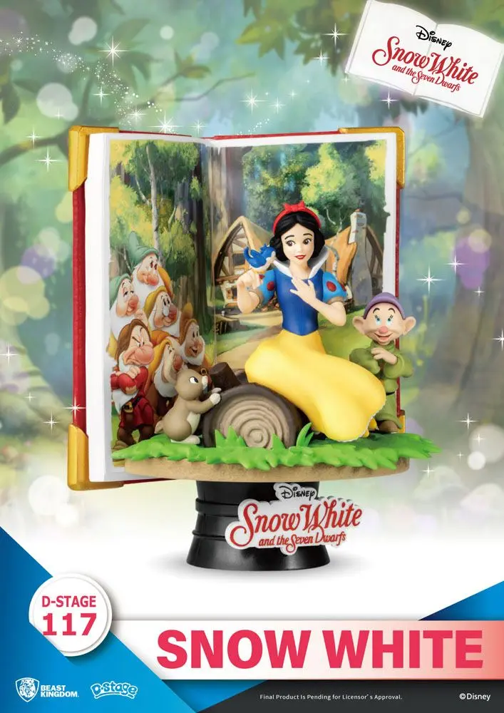 Disney Book Series D-Stage Snow White Closed Box Version PVC Dioráma szobor 13 cm termékfotó