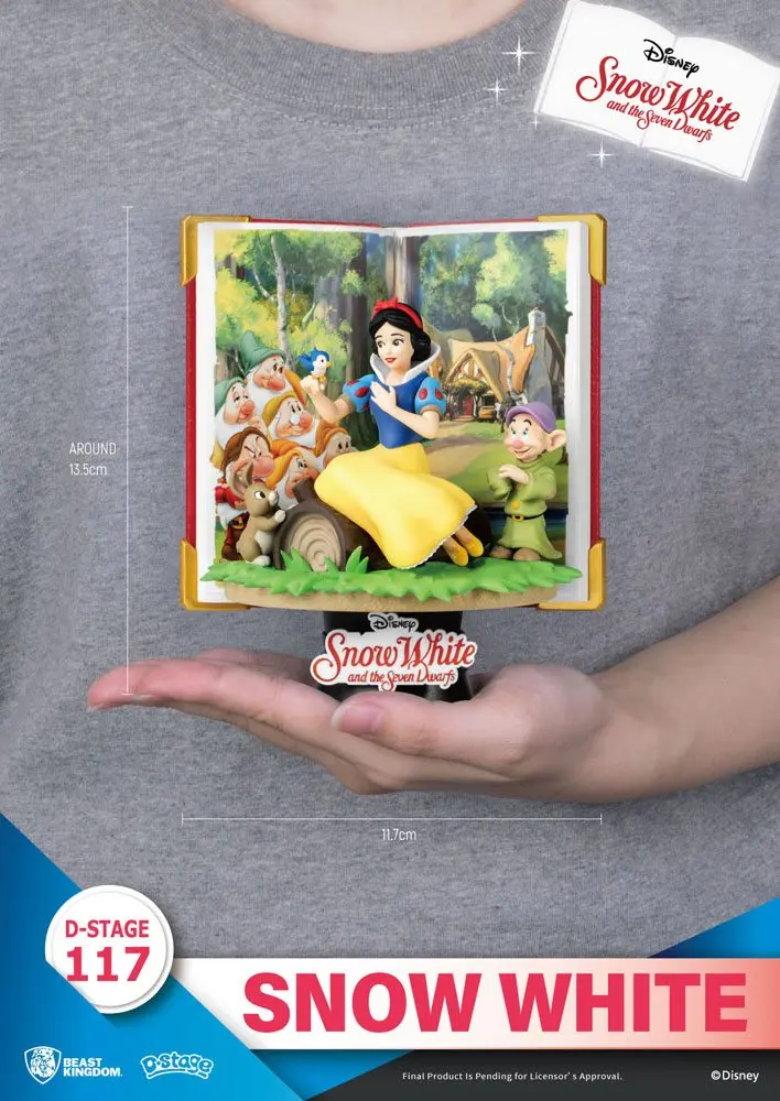 Disney Book Series D-Stage Snow White Closed Box Version PVC Dioráma szobor 13 cm termékfotó