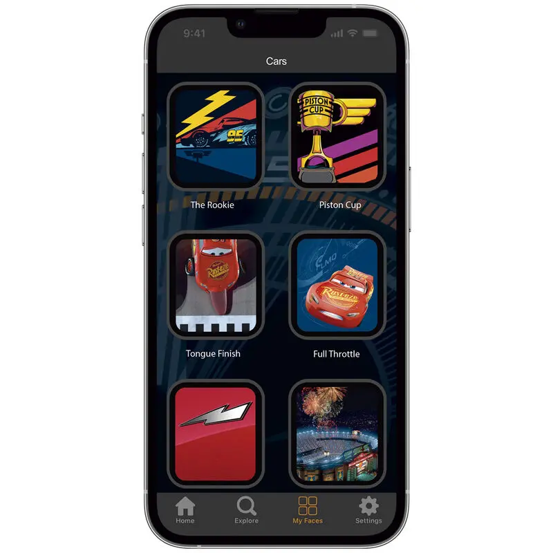 Disney Cars Rayo McQueen óraszíj okosórákhoz termékfotó