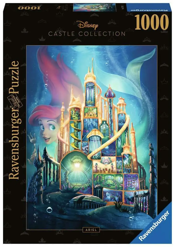 Disney Castle Collection Jigsaw Puzzle Ariel (The Little Mermaid) (1000 pieces) termékfotó