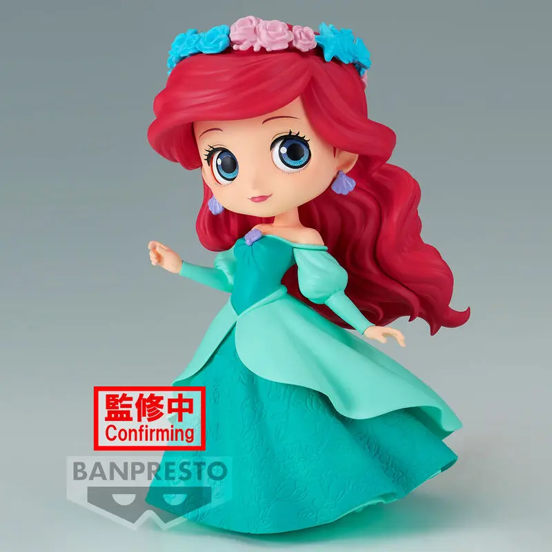 Disney Characters Flower Style Ariel Q Posket A figura 14cm termékfotó