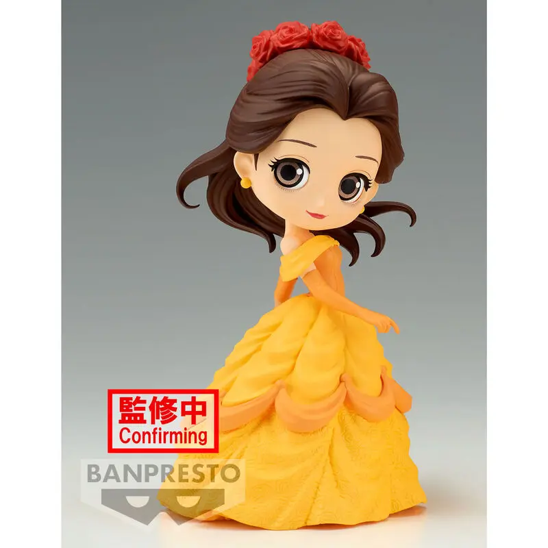 Disney Characters Flower Style Belle Q Posket A figura 14cm termékfotó