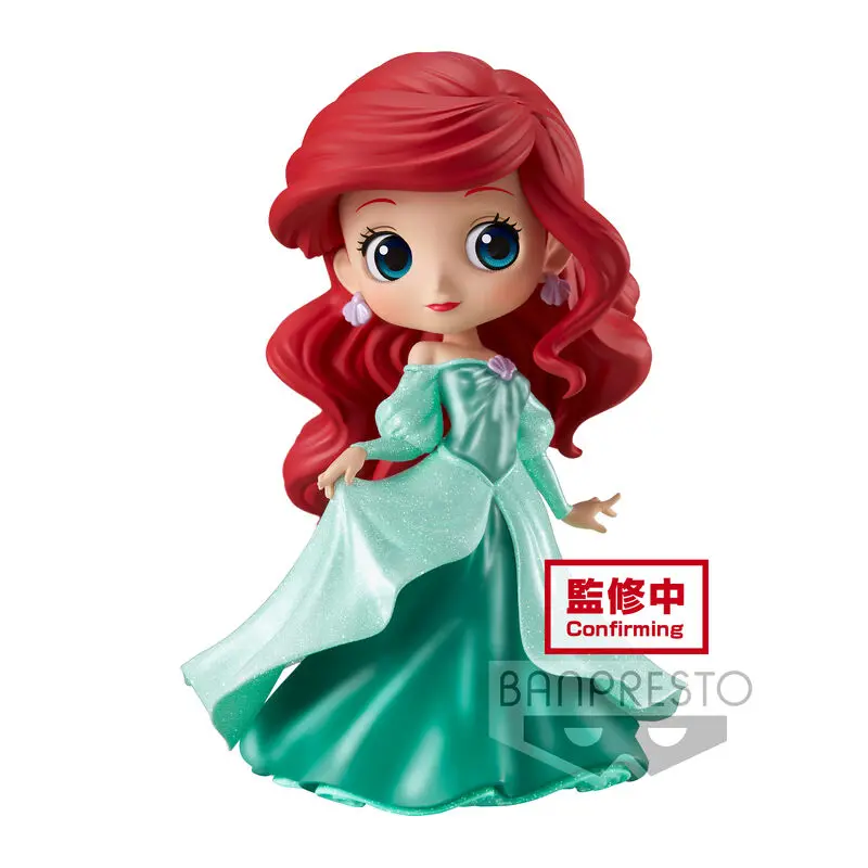 Disney Characters Glitter Line Princess Dress Ariel Q posket figura 14cm termékfotó