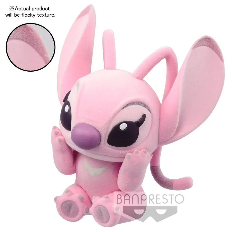 Disney Characters Stitch és Angel - Angel Fluffy Puffy Q Posket 6cm termékfotó
