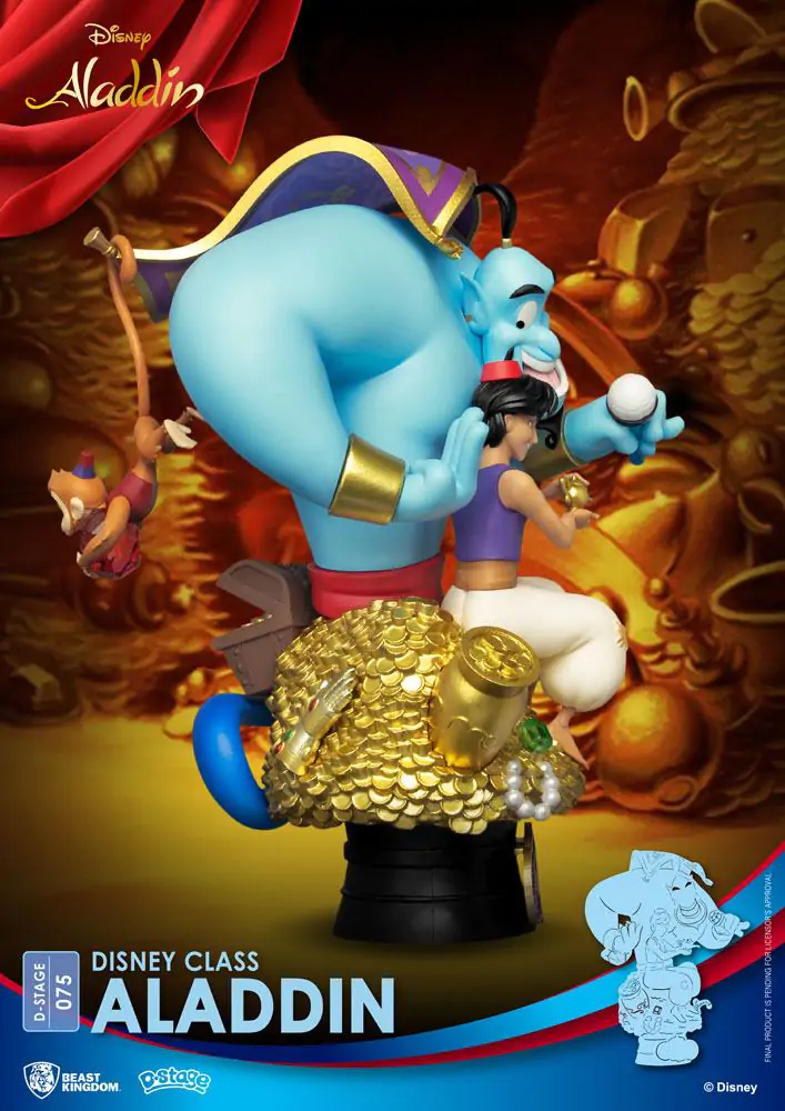 Disney Class Series D-Stage Aladdin New Version PVC Dioráma szobor figura 15 cm termékfotó
