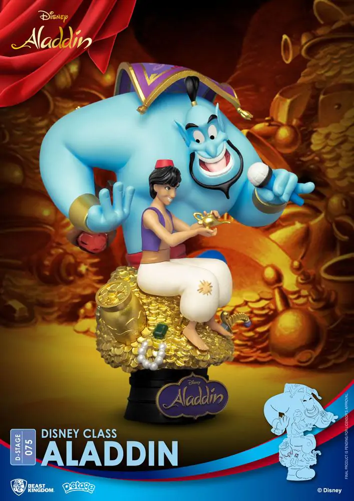 Disney Class Series D-Stage Aladdin New Version PVC Dioráma szobor figura 15 cm termékfotó