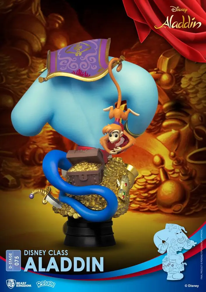 Disney Class Series D-Stage Aladdin PVC Diorama szobor 15 cm termékfotó