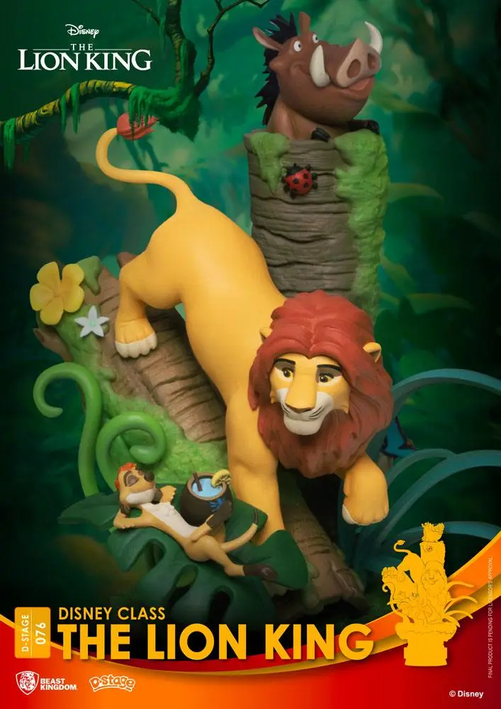 Disney Class Series D-Stage The Lion King New Version PVC Diorama szobor 15 cm termékfotó