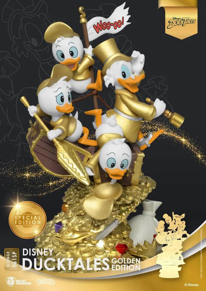 Disney Classic Animation Series D-Stage DuckTales Golden Edition Diorama szobor 15 cm termékfotó