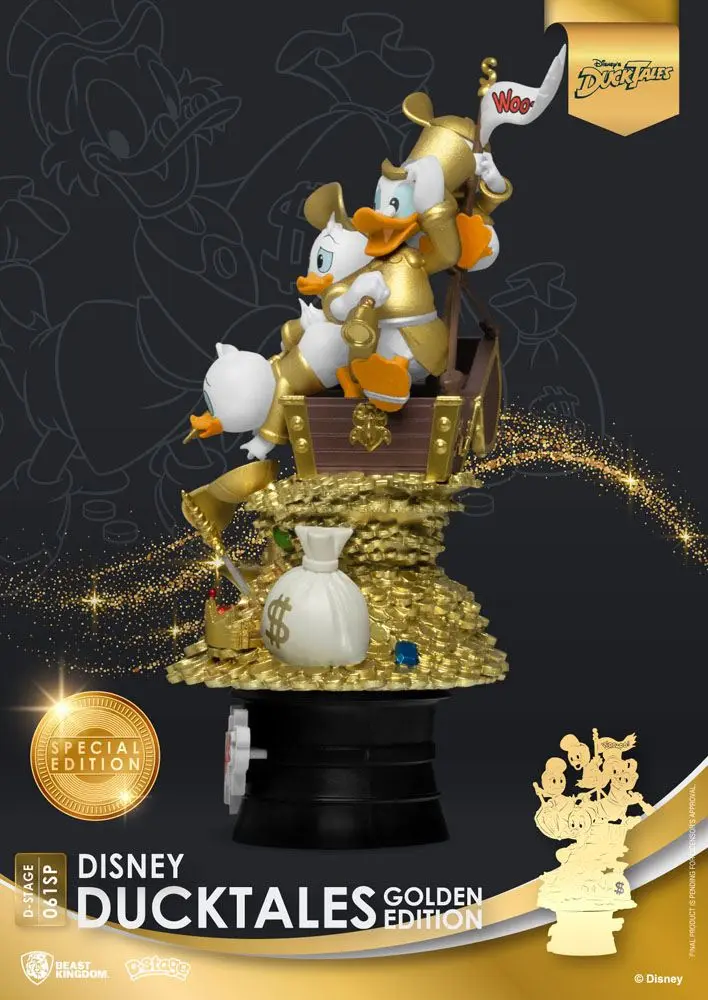 Disney Classic Animation Series D-Stage DuckTales Golden Edition Diorama szobor 15 cm termékfotó