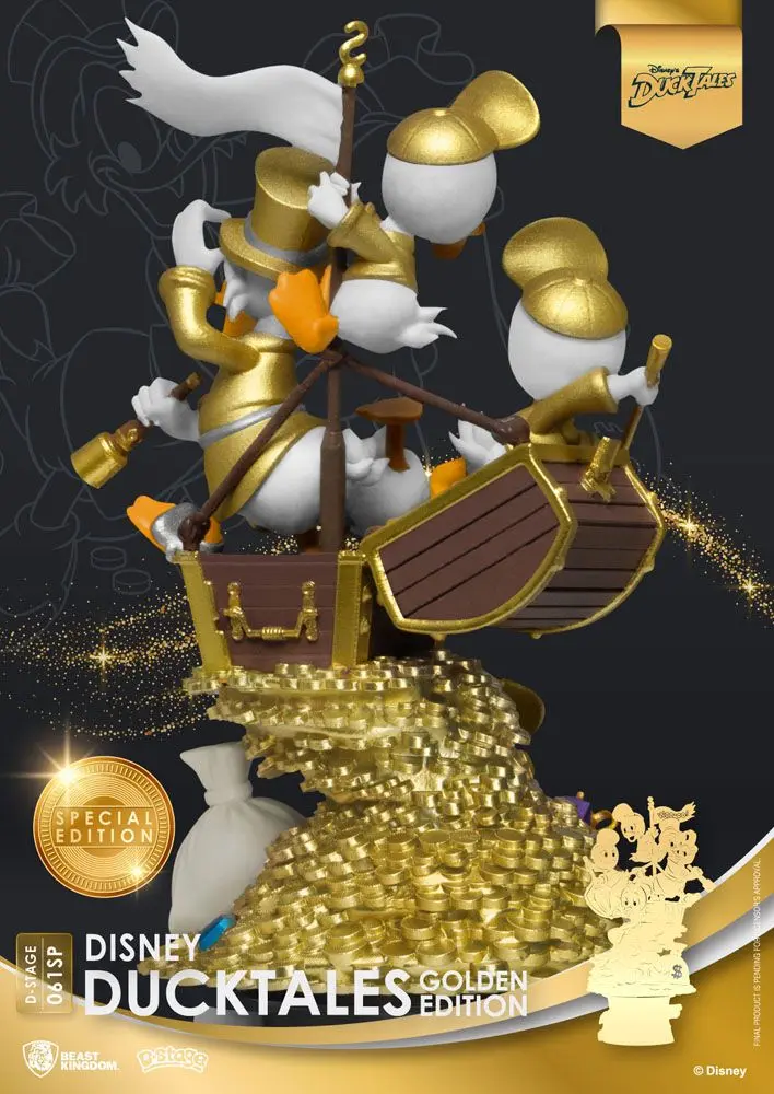 Disney Classic Animation Series D-Stage DuckTales Golden Edition Diorama szobor 15 cm termékfotó