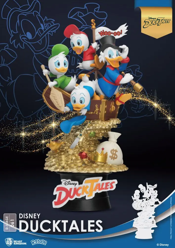 Disney Classic Animation Series D-Stage DuckTales PVC Diorama szobor 15 cm termékfotó