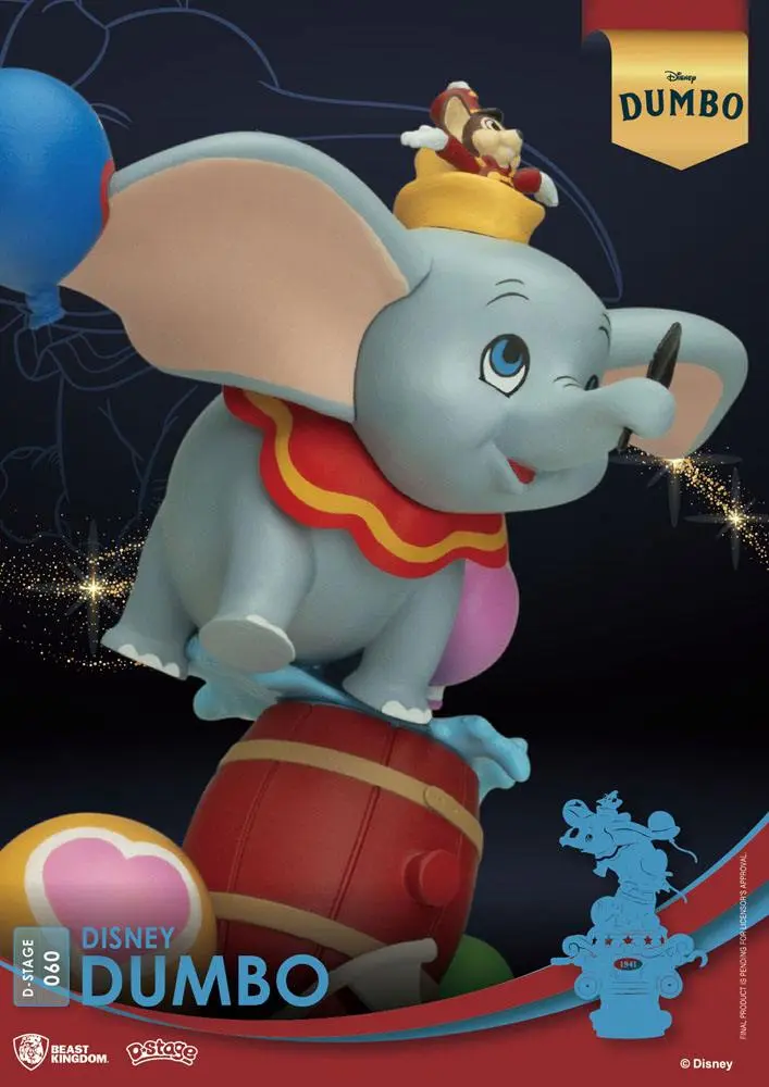Disney Classic Animation Series D-Stage Dumbo PVC Diorama szobor 15 cm termékfotó