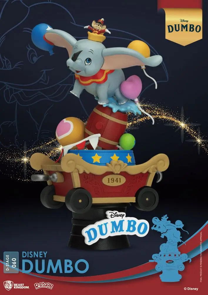 Disney Classic Animation Series D-Stage Dumbo PVC Diorama szobor 15 cm termékfotó