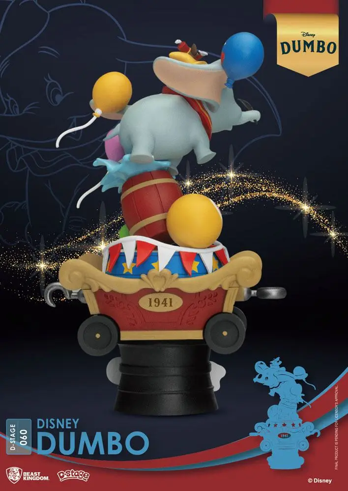 Disney Classic Animation Series D-Stage Dumbo PVC Diorama szobor 15 cm termékfotó