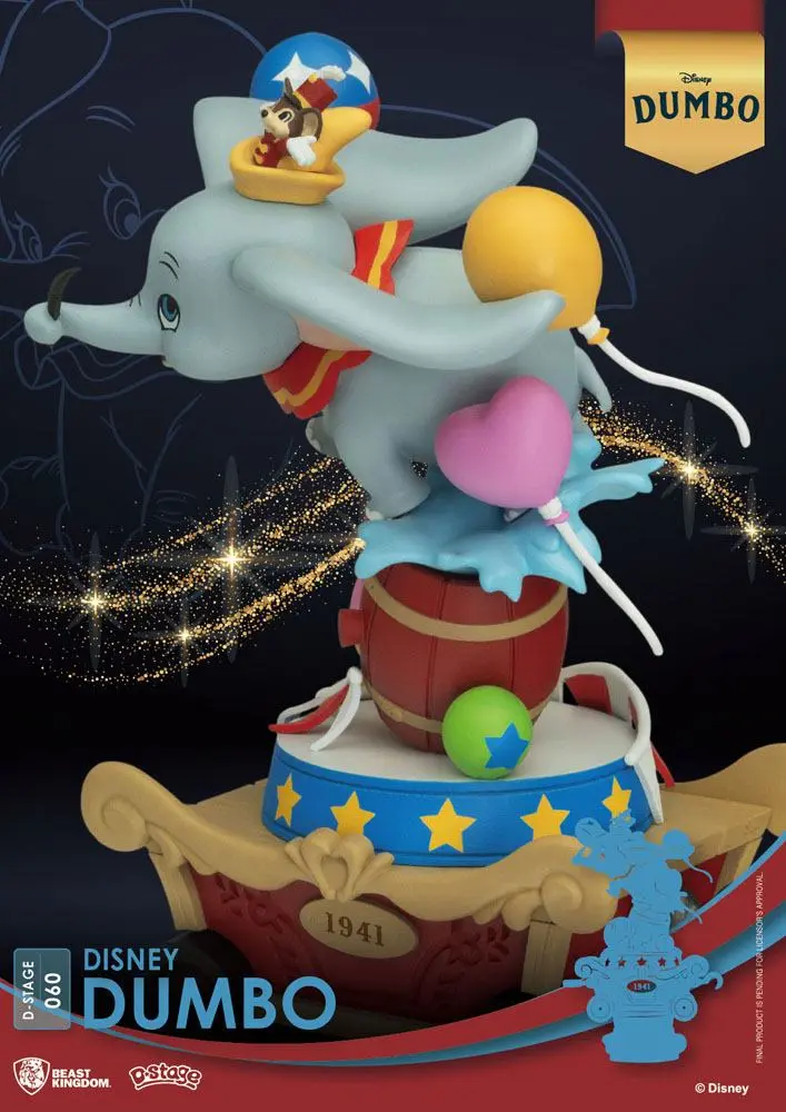 Disney Classic Animation Series D-Stage Dumbo PVC Diorama szobor 15 cm termékfotó