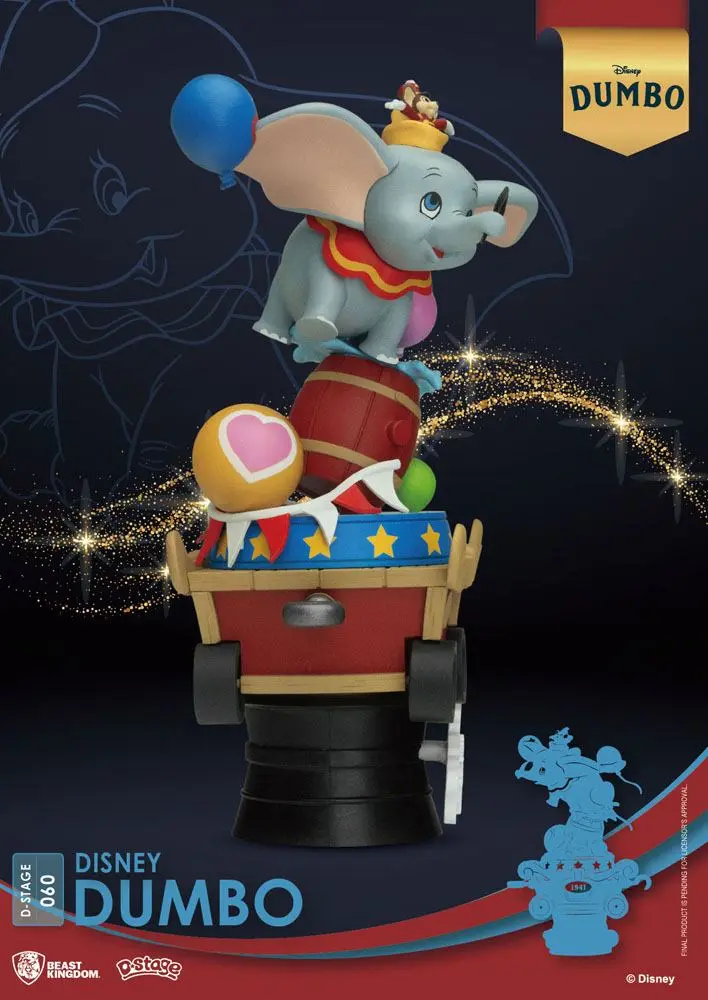 Disney Classic Animation Series D-Stage Dumbo PVC Diorama szobor 15 cm termékfotó