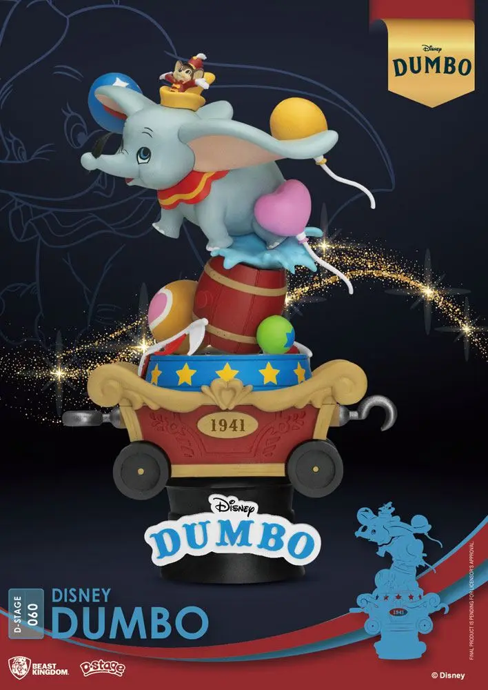 Disney Classic Animation Series D-Stage Dumbo PVC Diorama szobor 15 cm termékfotó