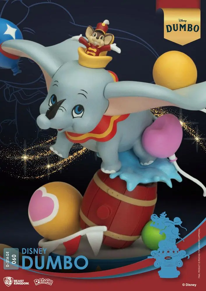 Disney Classic Animation Series D-Stage Dumbo PVC Diorama szobor 15 cm termékfotó