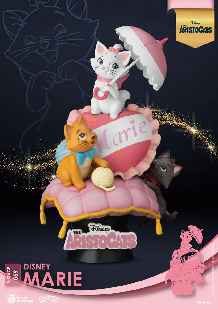 Disney Classic Animation Series D-Stage Marie PVC Diorama szobor 15 cm termékfotó