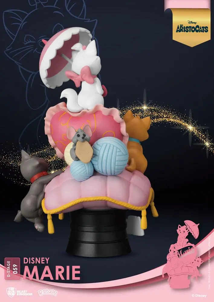 Disney Classic Animation Series D-Stage Marie PVC Diorama szobor 15 cm termékfotó