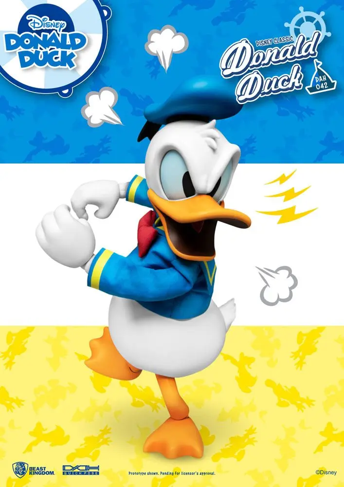 Disney Classic Dynamic 8ction Heroes 1/9 Donald Duck Classic Version akciófigura 16 cm termékfotó