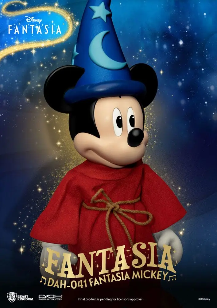 Disney Classic Dynamic 8ction Heroes 1/9 Mickey Fantasia akciófigura 21 cm termékfotó