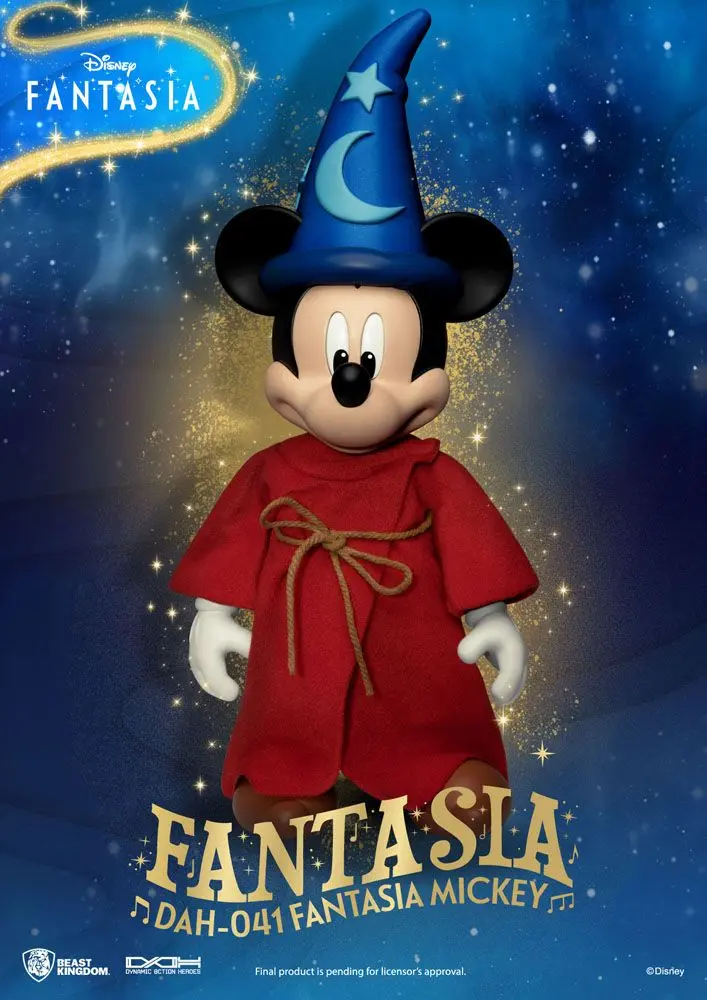 Disney Classic Dynamic 8ction Heroes 1/9 Mickey Fantasia akciófigura 21 cm termékfotó