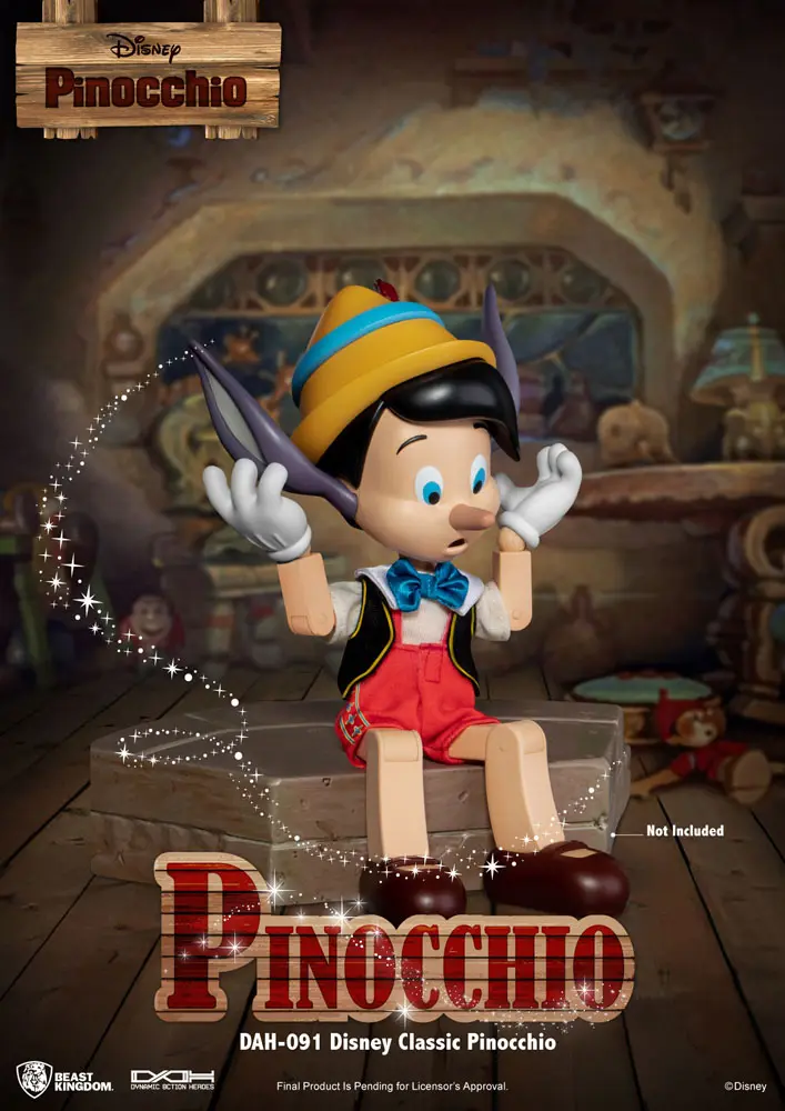 Disney Classic Dynamic 8ction Heroes Action Figure 1/9 Pinocchio 18 cm termékfotó