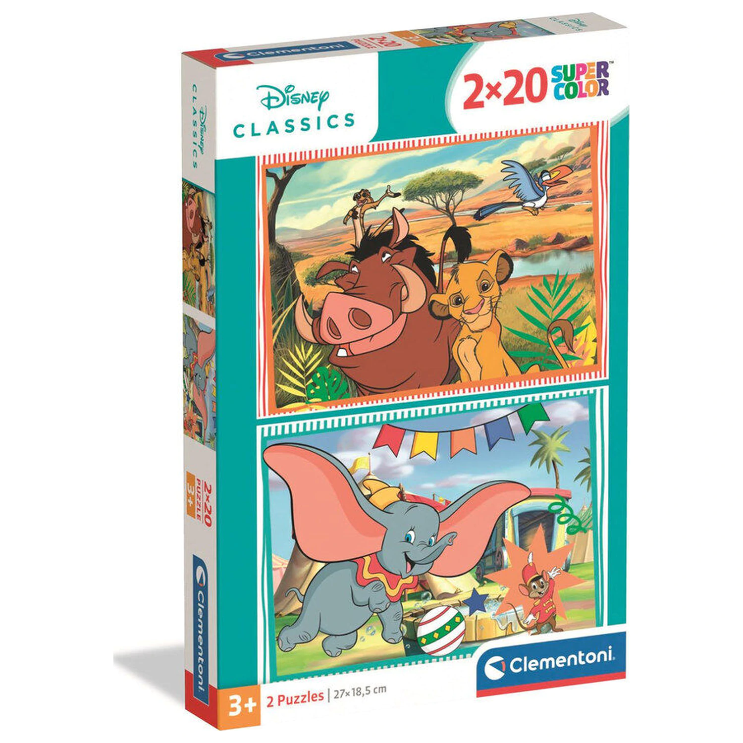 Disney Classic puzzle 2x20db-os termékfotó