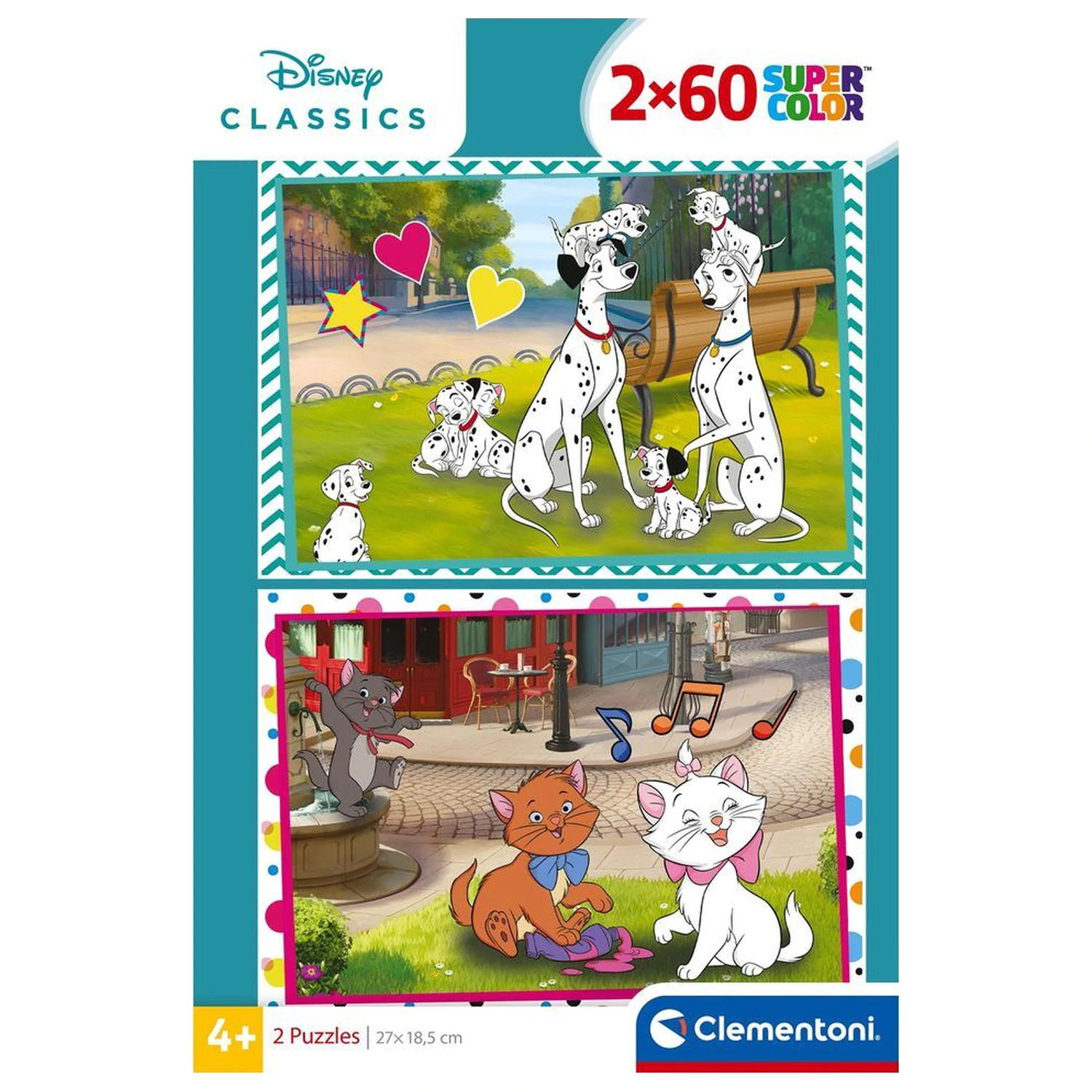 Disney Classic puzzle 2x60db-os termékfotó