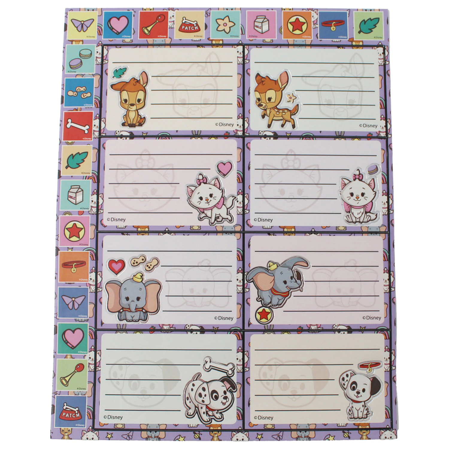 Disney Classics Babies füzetcímke matricával 16 db-os termékfotó