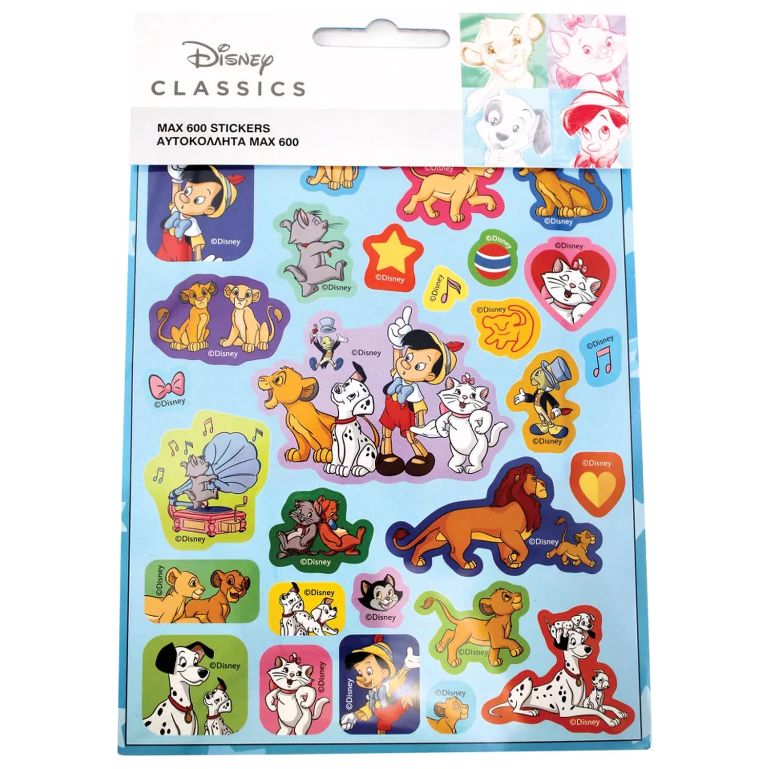Disney Classics Fun 600 darabos matrica szett termékfotó