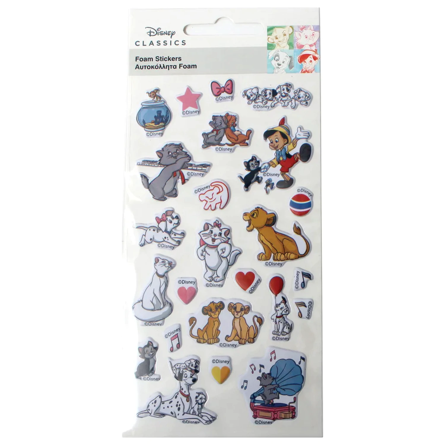Disney Classics Fun pufi szivacs matrica szett termékfotó