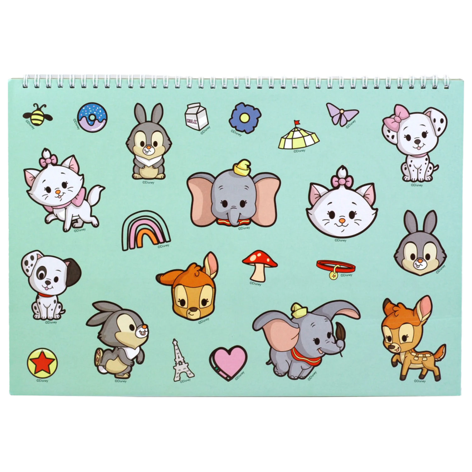 Disney Classics Love A/4 spirál vázlatfüzet 40 lapos matricával termékfotó