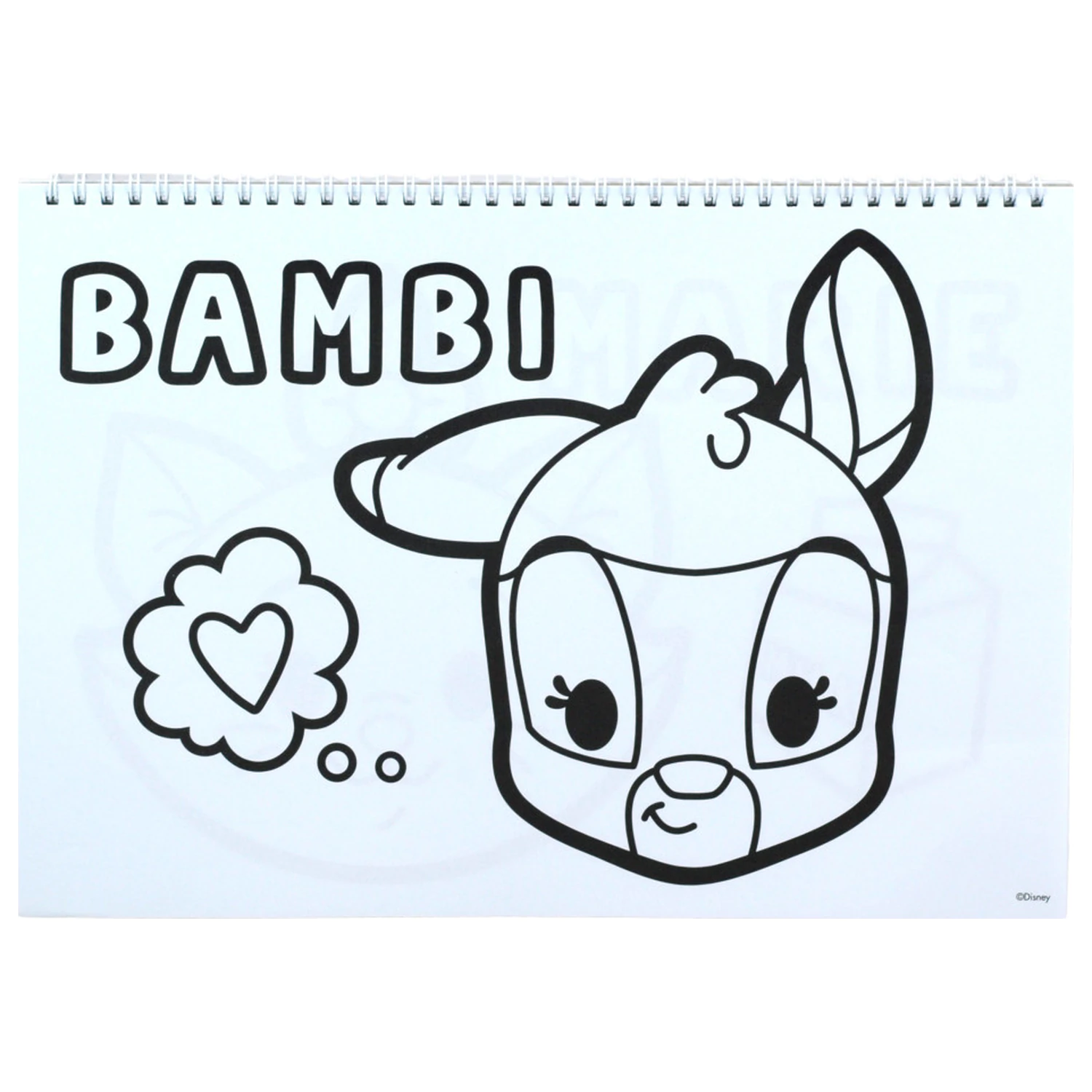 Disney Classics Love A/4 spirál vázlatfüzet 40 lapos matricával termékfotó