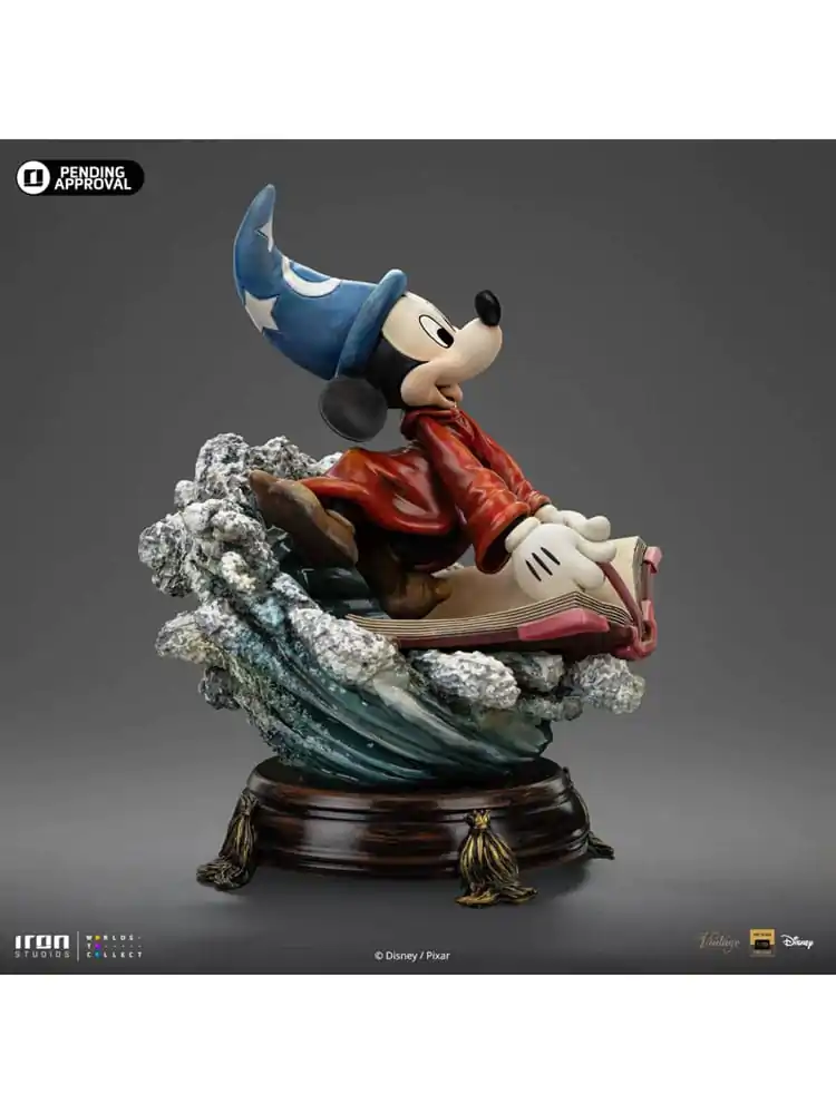 Disney Classics Vintage Collection Deluxe Art Scale 1/10 Sorcerer Mickey szobor figura 28 cm termékfotó