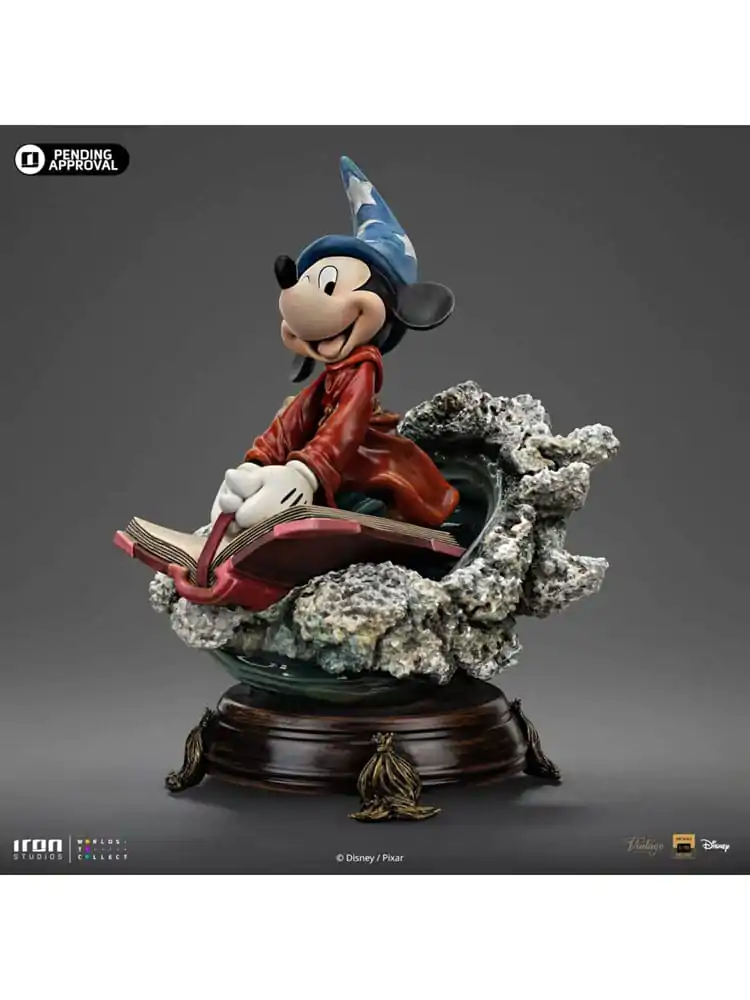 Disney Classics Vintage Collection Deluxe Art Scale 1/10 Sorcerer Mickey szobor figura 28 cm termékfotó