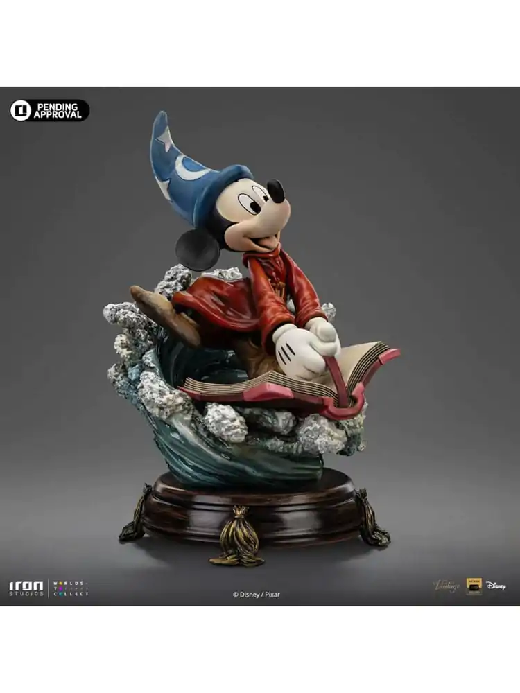 Disney Classics Vintage Collection Deluxe Art Scale 1/10 Sorcerer Mickey szobor figura 28 cm termékfotó