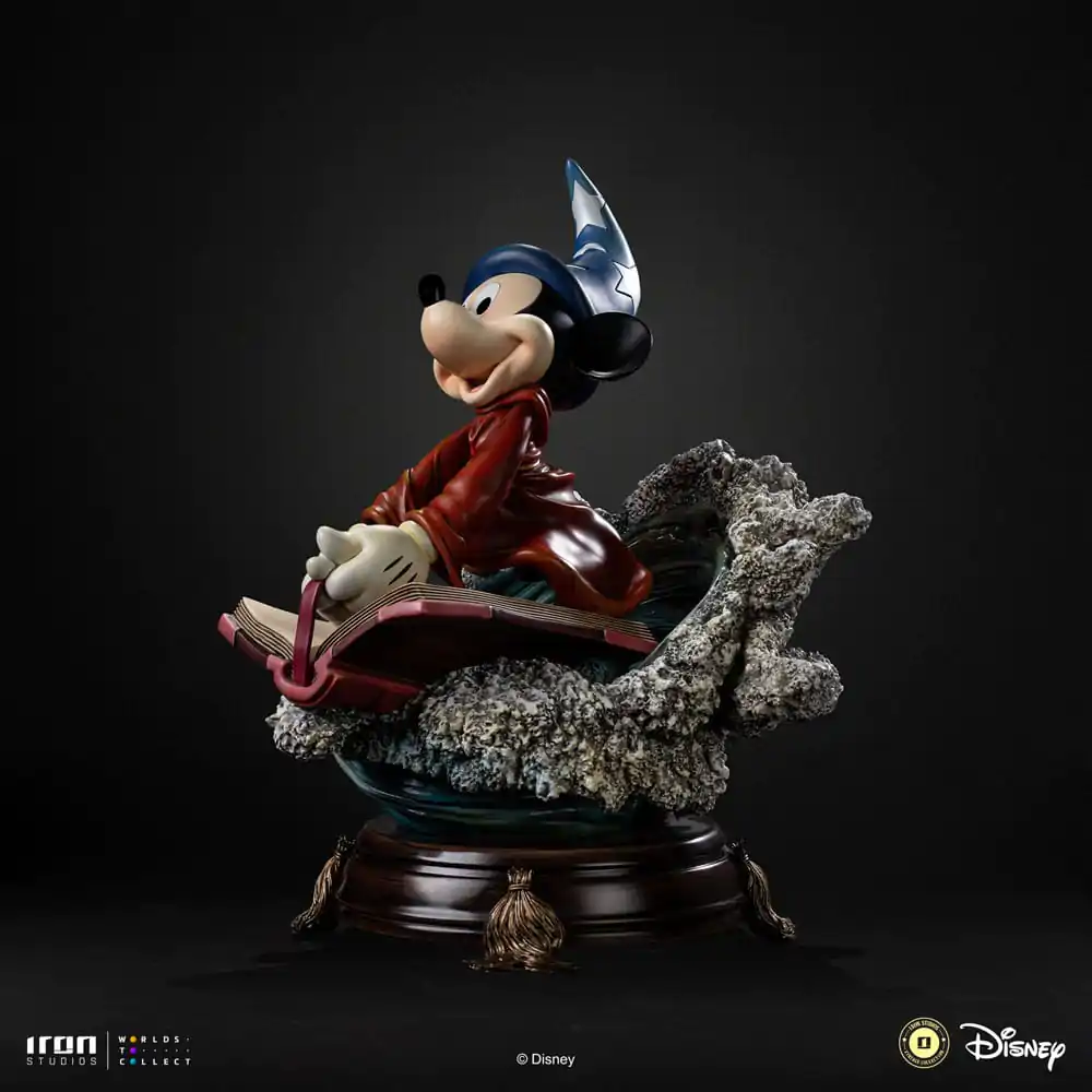Disney Classics Vintage Collection Deluxe Art Scale 1/10 Sorcerer Mickey szobor figura 28 cm termékfotó