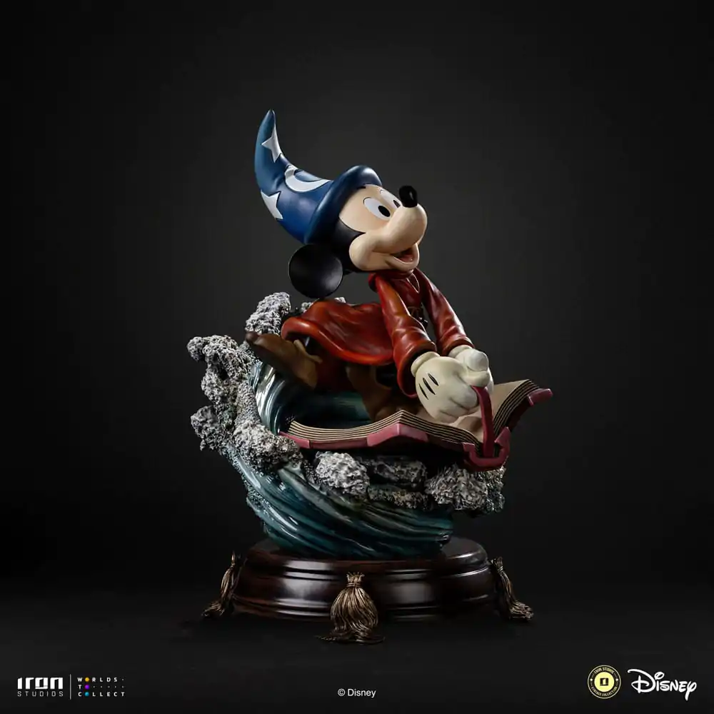 Disney Classics Vintage Collection Deluxe Art Scale 1/10 Sorcerer Mickey szobor figura 28 cm termékfotó