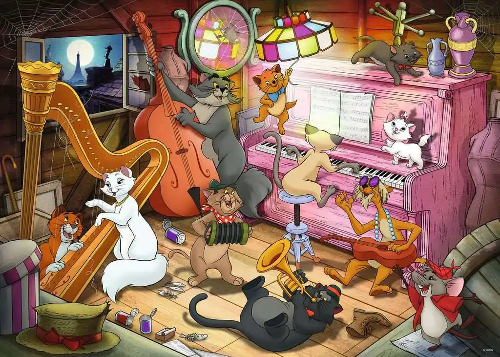 Disney Collector's Edition Jigsaw Puzzle Aristocats (1000 pieces) termékfotó