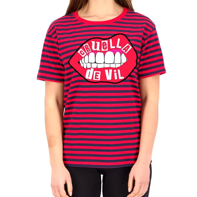 Disney Cruella Lips női póló termékfotó