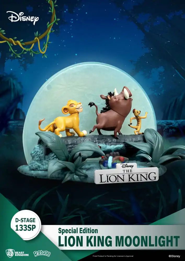 Disney D-Stage The Lion King Moonlight Special Edition PVC Dioráma szobor figura 12 cm termékfotó