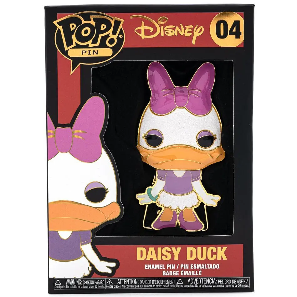 Disney Daisy Big Enamel POP kitűző 10cm termékfotó