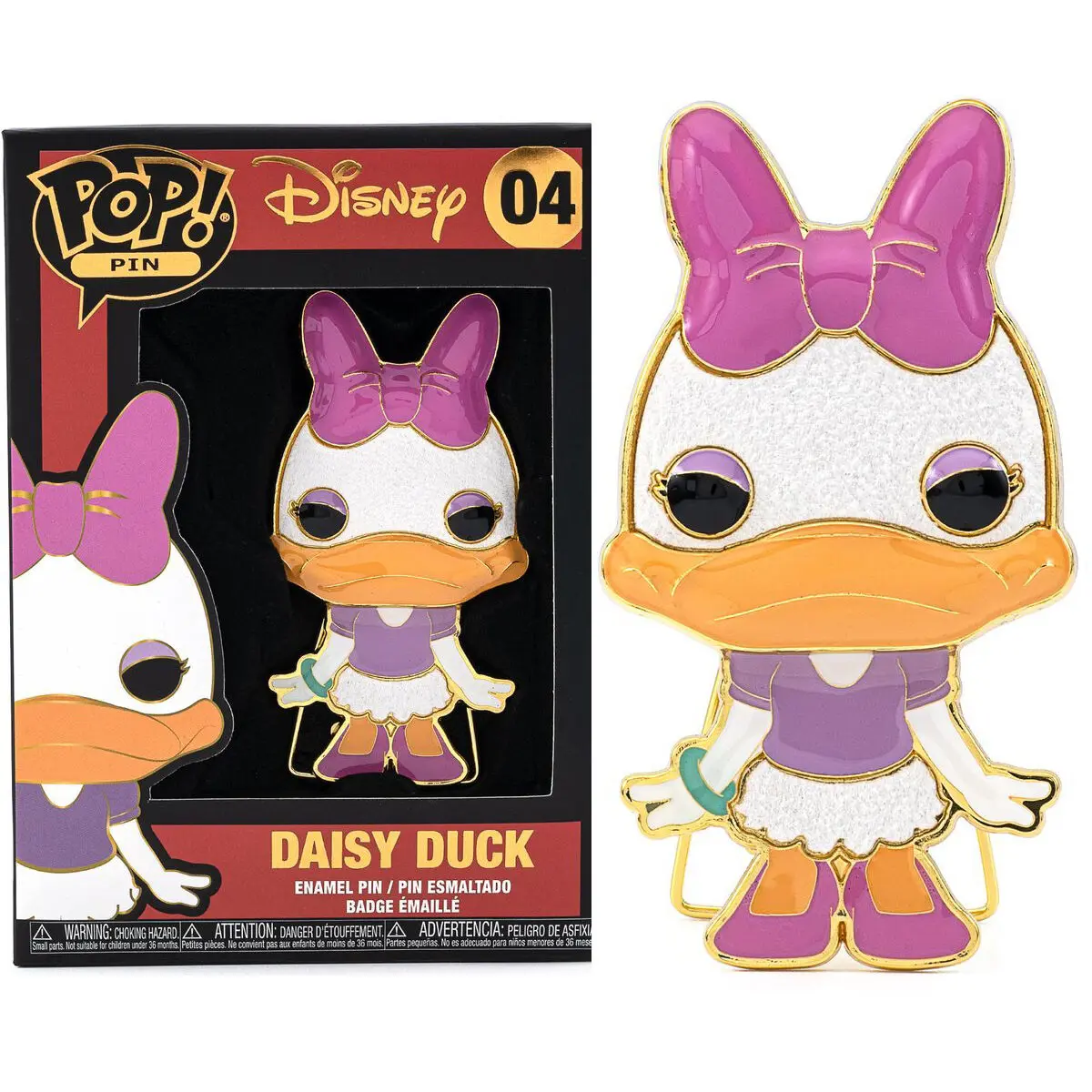 Disney Daisy Big Enamel POP kitűző 10cm termékfotó