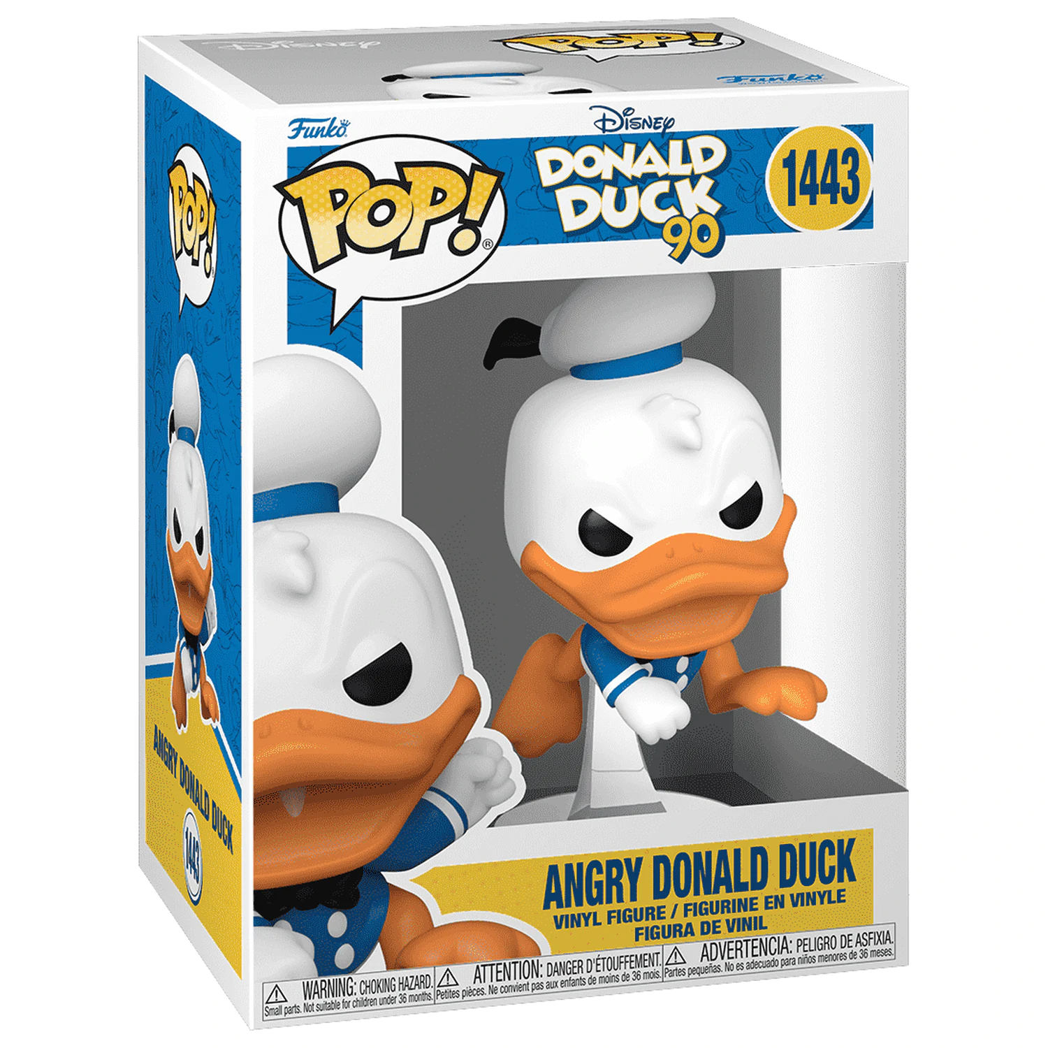 Disney DD 90th Anniversary Funko POP! Disney Vinyl figura Donald Duck(angry) 9 cm termékfotó