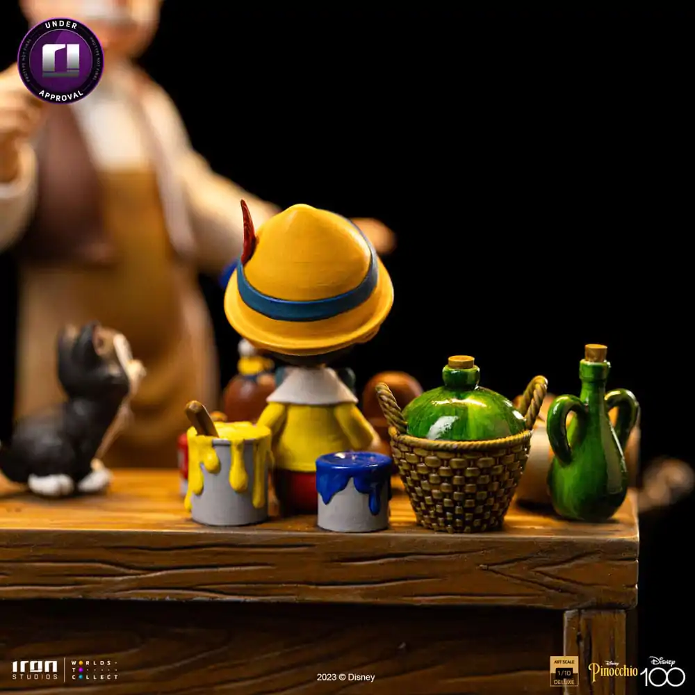 Disney Deluxe Art Scale 1/10 Pinocchio szobor figura 42 cm termékfotó